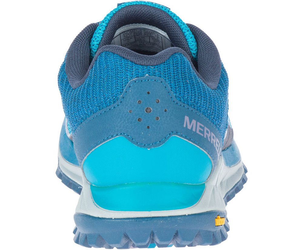 Buty Sportowe Merrell Damskie Niebieskie - Antora 2 - 150928-BDI